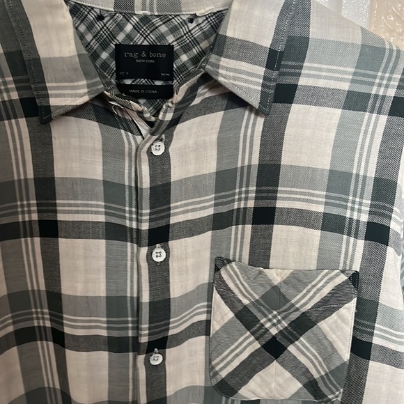 Rag & Bone plaid button up - Picture 2 of 3